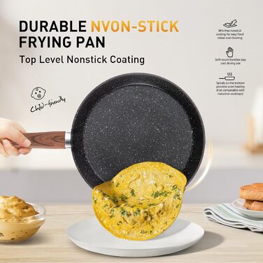 Набір каструль та сковорідок DishDelight з антипригарним покриттям для індукційних плит (12 шт.)