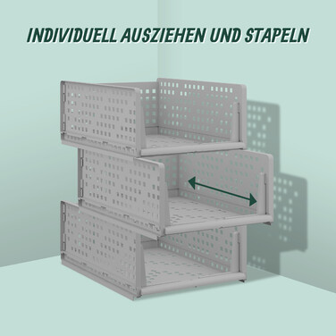 Relaxdays 3-Piece Closet Organizer Set