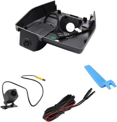 Автомобільний відеореєстратор Fitcamx для VW ID.3 (2020-2026) та Seat Cupra Born, 4K UHD 2160P, WiFi, нічний режим, OEM стиль, Plug & Play, з G-сенсором та картой 64 ГБ (передній 2K + задній 1080P)