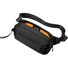 tomtoc Anti-Diebstahl Sling Bag 3,5L: Сумка на плече, через тіло, чорна, RFID-захист, для Switch, iPad mini, EDC, подорожі