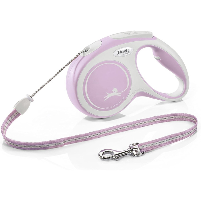 Рулетка вимірювальна Flexi Rollleine New Comfort, 5 м, рожева, компактна