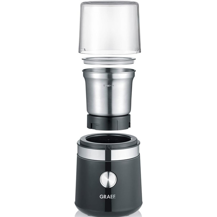 Кавомолка електрична GRAEF CM102, нержавіюча сталь