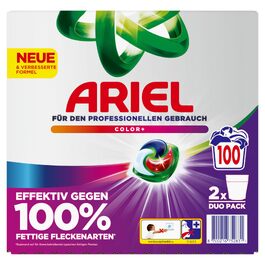 Капсули для прання Ariel Professional All-in-1 Pods Color+ для кольорових речей, проти жирних плям, професійні