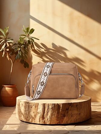 Сумка жіноча через плече MUIIKOLA крос-боді екошкіра жовто-хакі з регульованим ремінцем