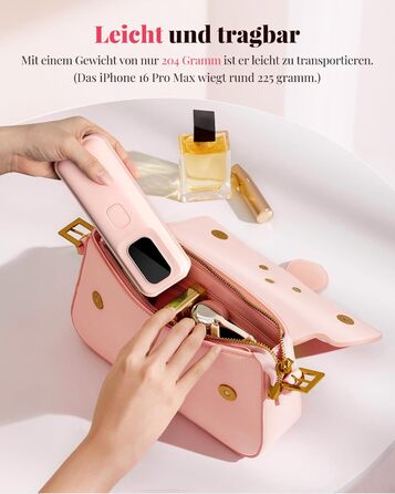 Пристрій для епіляції IPL Laser - Безболійна епіляція вдома: 9 рівнів, 999 900 імпульсів світла для тіла, обличчя та бікіні. Рожевий колір