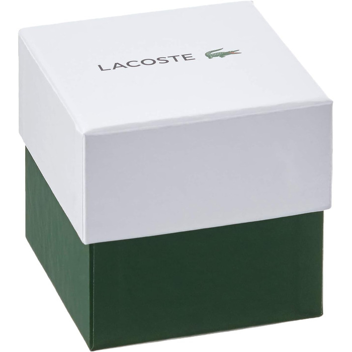 Аналоговий кварцовий годинник Lacoste 12.12 унісекс із силіконовим ремінцем Petit Piqué, спортивний стиль