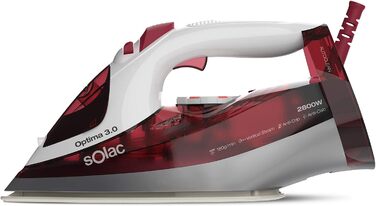 Станція парогенератора Solac CVG9512 Intelligent Evolution Sensor: 2800 Вт, пластик, з технологією сенсорів, видаляє віруси та бактерії, ECO та Turbo режими