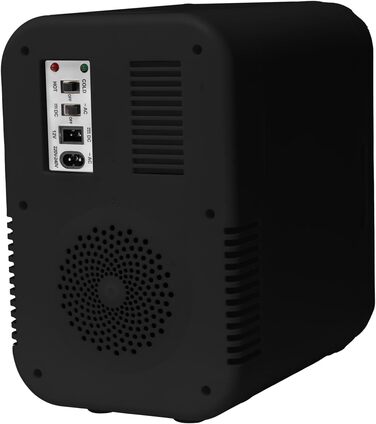 Міні-холодильник DMS 6L з нагріванням, 220-240V, 12V, чорний, LCD-дисплей, нагрів до 55°C
