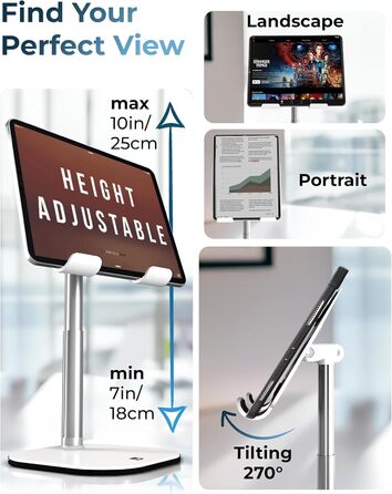 Тримач-підставка для планшета COOPER Tablet Holder Stand, колір Night Black