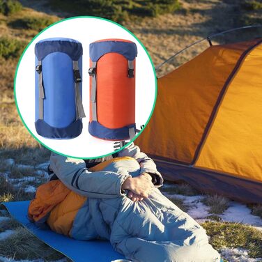 Psdndeww Space-Saving Sleeping Bag Cover Made of Polyester Ripstop Fabric for Storage for Travel and Outdoor Activities