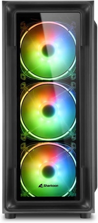 Корпус Sharkoon TK4 RGB Midi Tower, чорний