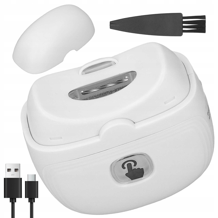 Електрична автоматична стрижка для нігтів з підсвіткою та USB-зарядкою, 300mAh