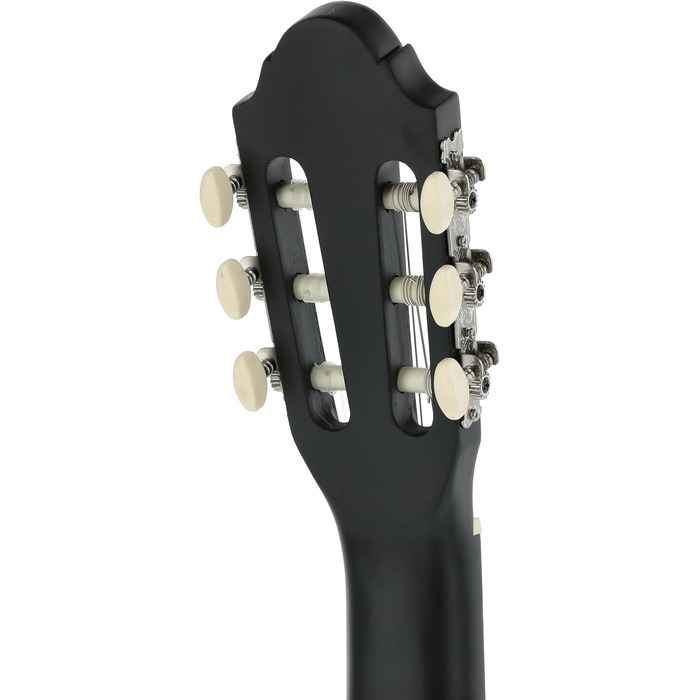 Кітара класична Juan Miguel Navarrez, 4/4, чорна, стартовий набір (сумка, медіатор, книга з CD, тюнер)