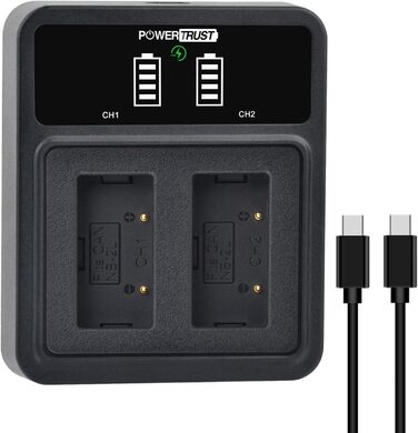 Акумулятор Canon NB-2L/NB-2LH 1400mAh + LED подвійний зарядний пристрій для EOS 350D/400D/PowerShot G7/G9/S30-S80