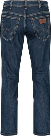 Джинси чоловічі Wrangler Texas Regular Fit Authentic Straight Darkstone + Чорний ремінь 34W/32L