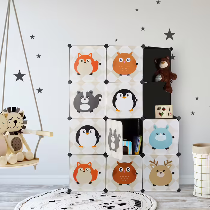 Relaxdays Tier-themed Storage Shelves for Kids' Rooms