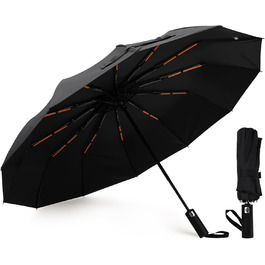 Автоматичний парасолька Romon, стійкий до вітру, компактний, захист від UV, ідеальний для подорожей, високоякісний, з кнопковим відкриванням