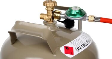 Газовий балон 11 кг, пропановий газ для кемпінгу, гриля, опалення, пальника - порожній