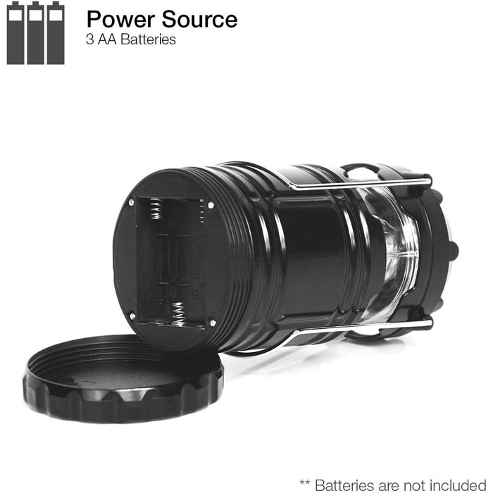 Party-Saving 4-Pack Portable Bright Camping Light with Folding Design and 30 LED Lights, APL1424