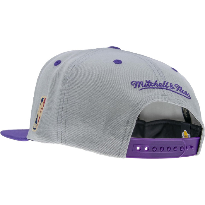 Кепка Mitchell & Ness NBA Lakers Snapback сіра/фіолетова, універсальний розмір