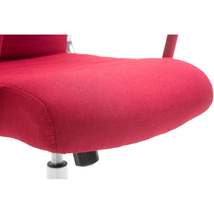 Крісло офісне Kolumbus, тканина, ергономічне, для довготривалої роботи, ігрове, для дому та офісу, червоне