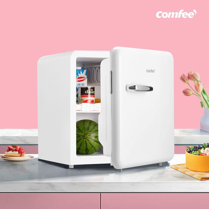 Холодильник Comfee RCD50RE2EURT(E) 47л, Ретро, Mini, Червоний, Енергоклас E