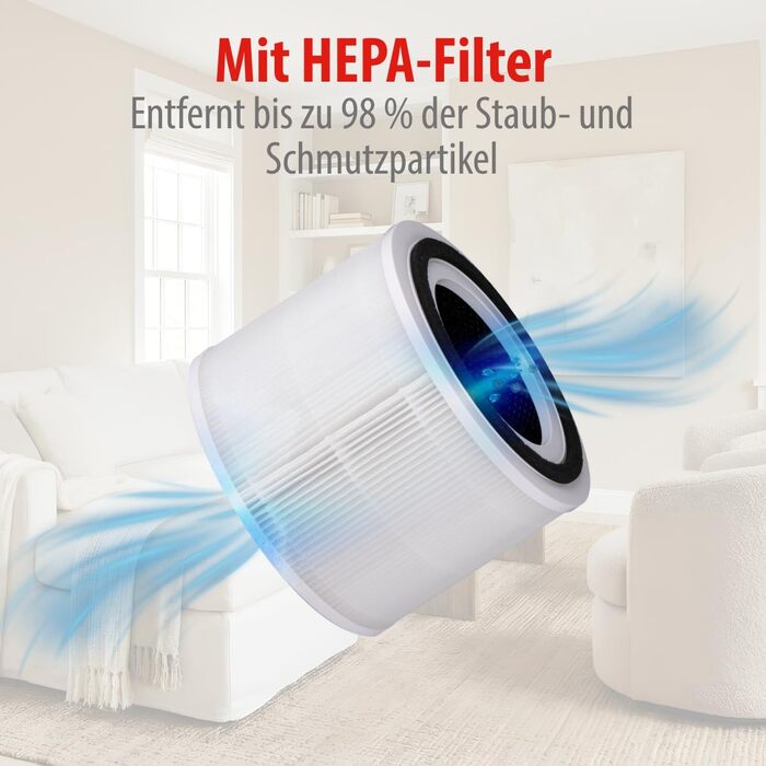 Електричний осушувач повітря Alpina для підвалів та кімнат до 20 м² – портативний осушувач з дисплеєм, 50W