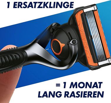 Електрична бритва Gillette Fusion5 ProGlide Power для чоловіків, металевий корпус, чорна