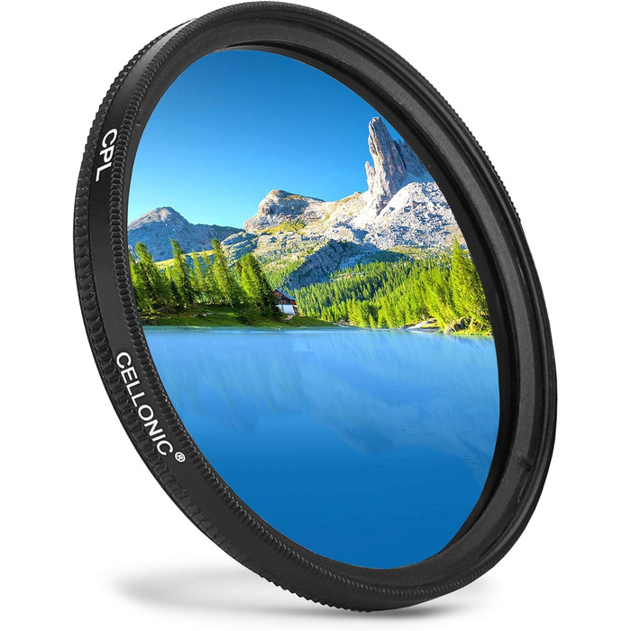 CPL фільтр для об'єктивів Nikon AF-S 24-85mm, 16-85mm, 18-105mm, 18-70mm, 18-135mm, 18-140mm з різьбою 67mm. Круглий поляризаційний фільтр (CPL)