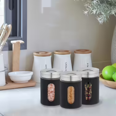 Relaxdays XL Spice Shaker Set of 6