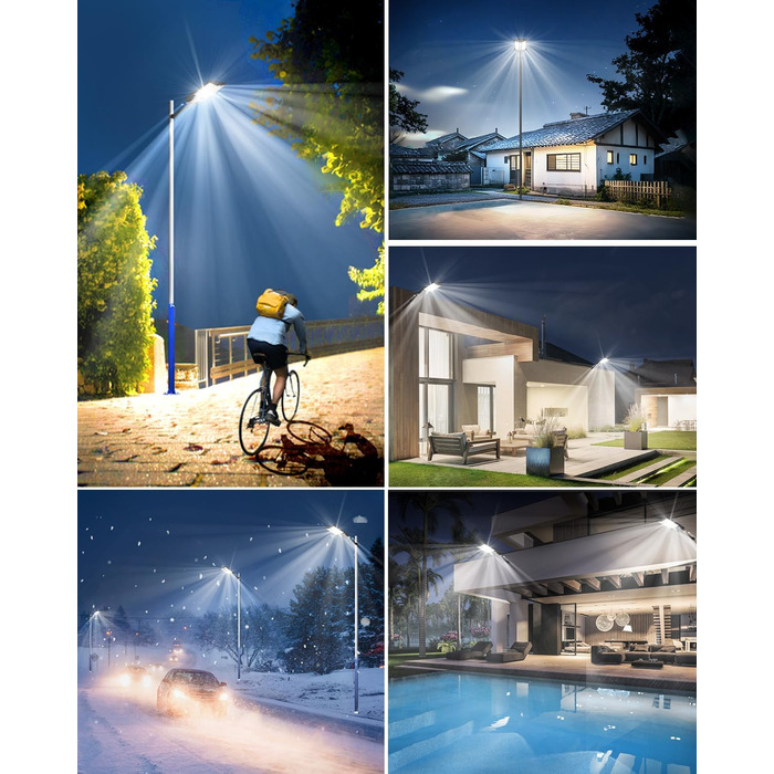 Вуличний сонячний LED світильник Sararoom 1000W з датчиком руху, 864LED, 6500K, IP65, з пультом, для саду, тераси, гаража, газону