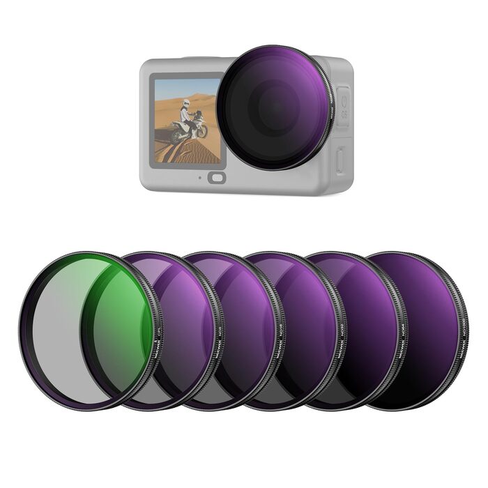 Набір фільтрів NEEWER CPL + ND для DJI Osmo Action 6 (FL-B2) - 6 шт.