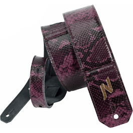 Шкіряний ремінь для гітари Nefelibata 2.3' з повним зерном, м'яка підкладка, для бас-гітари, електрогітари та акустичної гітари (Sahara Yellow Embossed)