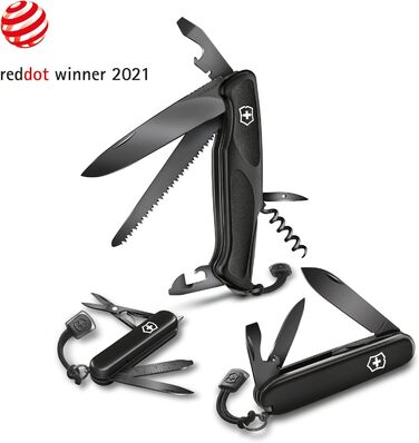 Мультитул Victorinox Spartan Onyx Black: Швейцарський ніж з 13 функціями, клинок, коркшик, відкривачка для консервів