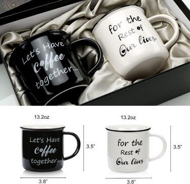 Stylish coffee mugs with 