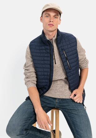 Жилет чоловічий camel active з переробленого поліаміду 62, темно-синій