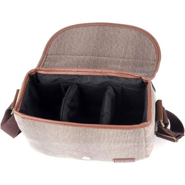 Сумка для камери Neuleben: сумка-месенджер для дзеркальної/зеркалоподібної/DSLR камери, сумка-фотосумка, хакі