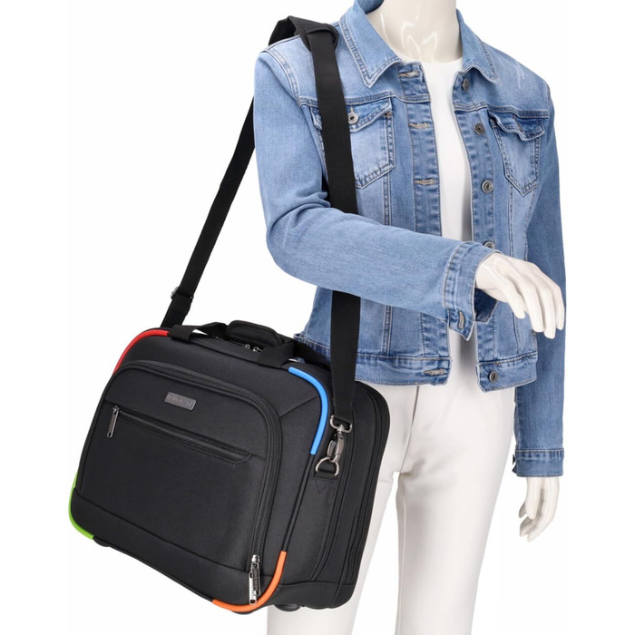 Чемодан-валіза Kenorada SoftLITE 4w | Валіза з міцного поліестеру | Легкий валіза на 4 колесах | TSA-замок | Розмір ручної поклажі (S - 55 см)