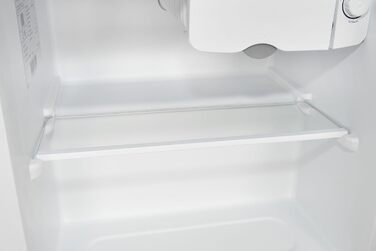 Exquisit Mini Холодильник CKB45-0-031F білий: 47 л, без морозильної камери, ретро стиль