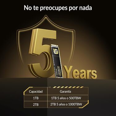 SSD GiGimundo 1TB M.2 NVMe PCIe Gen4×4 – 7100 МБ/с, 5000 МБ/с, 2280, 3D NAND TLC, сумісний з PS5