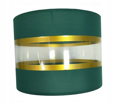 Підвісна люстра ZWIS з зеленим абажуром, 3xE27