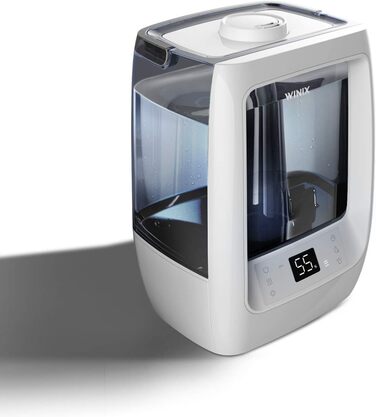 Ультразвуковий зволожувач повітря Winix L500 - 400 мл/год, 7,5 л резервуар, холодний/теплий пар, аромадифузор, автоматичний режим