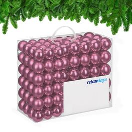 Relaxdays Set of 100 Christmas Baubles
