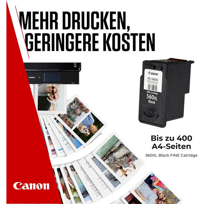 Оригінальний чорнильний картридж Canon PG-560XL FINE чорний (XL), підвищена ємність