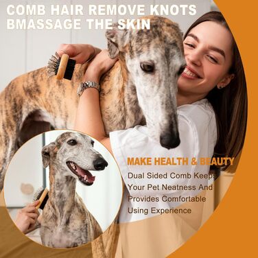 Щітка для собак та котів: для довгої та короткої шерсті, подвійна щітка, м'яка щітка для цуценят, собак та котів