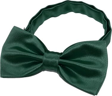 Метелик чоловічий JEMYGINS однотонний, регульований (темно-зелений) + манжетні запонки + нагрудна хустка в подарунковій коробці