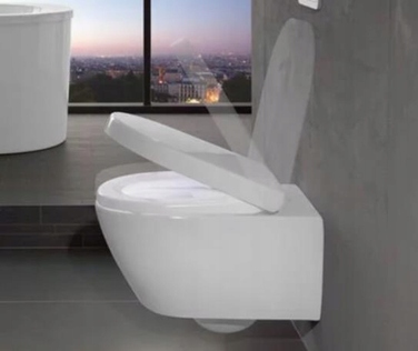 Сидіння для унітаза Villeroy & Boch Subway 3.0 з мікроліфтом (дуропласт), 8M42S101
