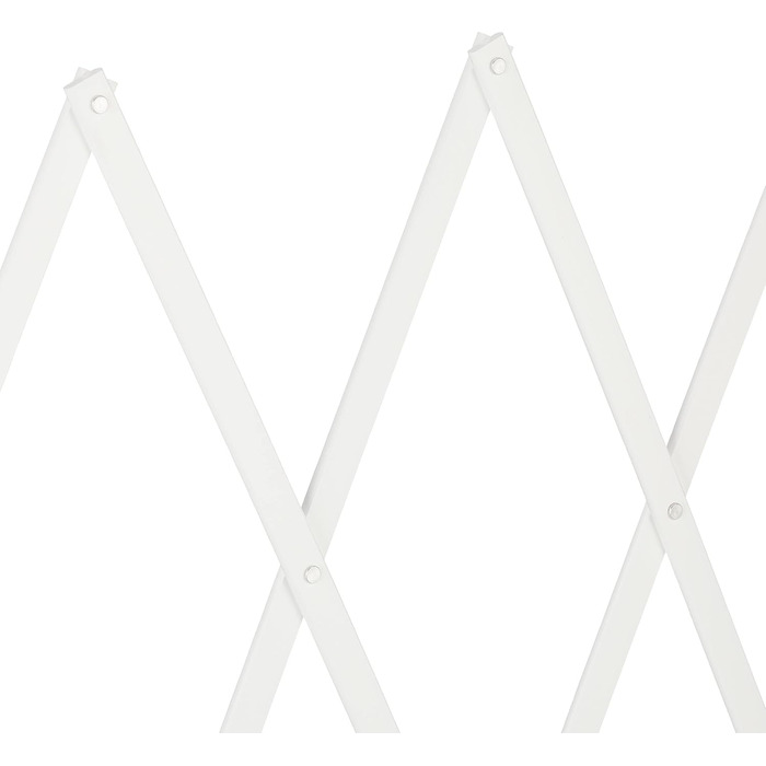 Захисне ворота для собак Relaxdays, розтягується до 130 см, висота 87,5-100 см, бамбук, біле XL