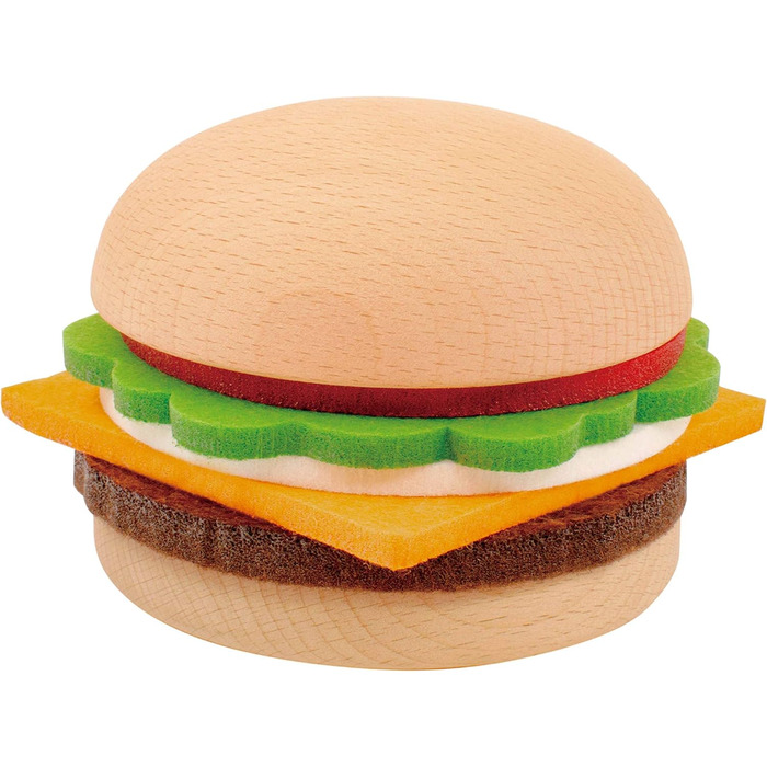 Beyond123 CP8082 Burger Coaster Set, Large, Multi
