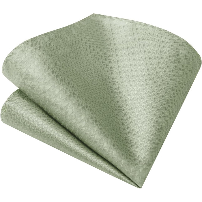 Краватка чоловіча Enlision для весілля, краватка та нагрудна хустинка, комплект з краваткою та запонок, шовкова краватка з візерунком пейслі, однотонна в різних кольорах, салатовий F2